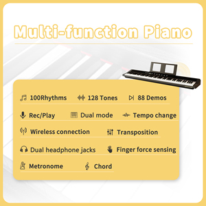 LeGemCharr Digital Piano 88 Keys Midi Controller <b>Keyboard</b> Acoustic Piano Piano for Sale - Product Image 3