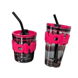 Tazza con Lettere Popolare su <span class=keywords><strong>Internet</strong></span>, Stile Instagram, Tazza per Acqua di Alta Qualità, Tazza da Caffè con Cannuccia, Regalo Souvenir con Logo Stampato, Isolamento Termico - Product Image 1