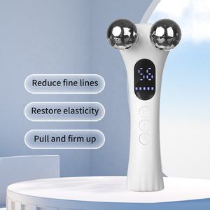 肌引き締め4Dマイクロカレントフェイスマッサージローラー低周波パルスネックリフトフェイシャルスリミング美容機器 - Product Image 2