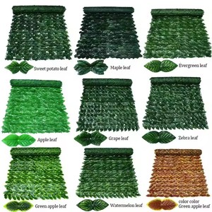 Realistico recinzione a foglia artificiale per la decorazione del giardino verde Non sbiadisce resistente agli agenti atmosferici robusto durevole - Product Image 1