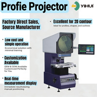 Projecteur de profil de mesure optique horizontal standard 2D