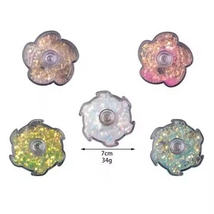 Chảy long lanh hoa đám mây hình ngón tay <span class=keywords><strong>Spinner</strong></span> cô gái món quà cung cấp trẻ em căng thẳng cứu trợ trong suốt <span class=keywords><strong>Fidget</strong></span> Spinners - Product Image 3