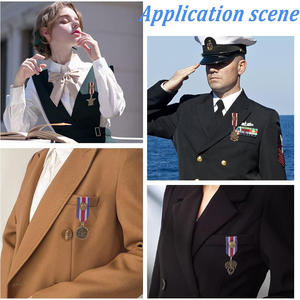 Médailles en métal personnalisées populaires de style croix russe avec couronne et ruban pour collection - Product Image 6