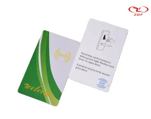 Kundenspezifisches NFC RFID und intelligente Hotel-Schlüsselkarte mit kontaktlosen und bedruckten Funktionen Zutrittskontrollprodukt
