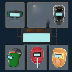 Auto oscuramento <span class=keywords><strong>occhiali</strong></span> di <span class=keywords><strong>saldatura</strong></span> con sensore solare e lenti blu per oscuramento sotterraneo - Product Image 5