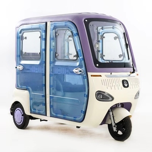 รถสามล้อไฟฟ้าคุณภาพสูงสำหรับบรรทุกผู้โดยสาร รถจักรยานยนต์ไฟฟ้าแบบสามล้อ ตัวถังปิด รถสามล้อไฟฟ้ามอเตอร์ 1200 วัตต์ - Product Image 3