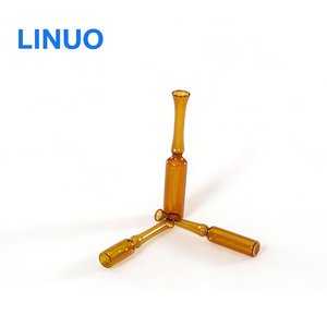 หลอดแก้วปลอดเชื้อ LINUO ISO 15378 USP Type I Borosilicate FDA DMF ใส สีเหลืองอำพัน 1 มล. 2 มล. 5 มล. 10 มล. สำหรับฉีดยา วิตามินชนิดน้ำ <span class=keywords><strong>ยา</strong></span>ทางการแพทย์ - Product Image 1