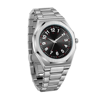 Jam Tangan Dial Arab Aura Hitam Fashion Azan Muslim untuk Rumah 2026 Jam Tangan Quartz Berkualitas Tinggi dan Harga Terjangkau untuk Pria
