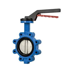 Manufacturing ductile iron wafer lug type 3 inch butterfly valve price list