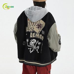 <span class=keywords><strong>Veste</strong></span> universitaire en molleton de laine sur mesure pour femmes grandes tailles, <span class=keywords><strong>veste</strong></span> de rue pour hommes, <span class=keywords><strong>veste</strong></span> de baseball <span class=keywords><strong>noire</strong></span> avec lettres, noir et orange avec des patchs - Product Image 5