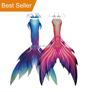 Enfants Filles <span class=keywords><strong>Queue</strong></span> <span class=keywords><strong>De</strong></span> Sirène Nage Ensemble Bikini Maillots <span class=keywords><strong>De</strong></span> Bain Monopalme Ensemble <span class=keywords><strong>De</strong></span> Bain - Product Image 1