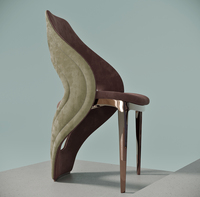 Chaises de salle à manger de luxe légères de style nordique, chaises de salle à manger modernes en cuir, chaises de salle à manger personnalisées pour hôtel