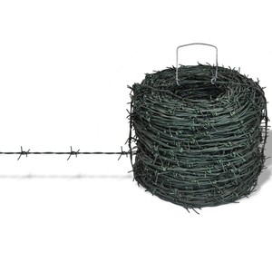 Fil de fer barbelé galvanisé au meilleur prix directement de l'usine pour une sécurité anti-escalade croisée - Product Image 3