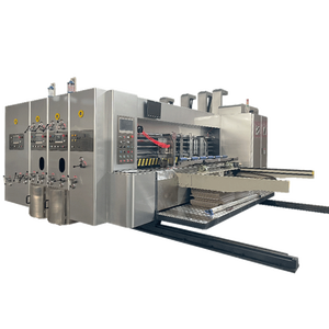 4 màu sắc đầy đủ tự động tốc độ cao sóng carton Board flexo in khía chết máy cắt - Product Image 2