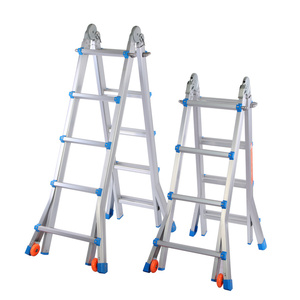 델리래더 4X4 알루미늄 콤비네이션 스텝 연장 사다리 (TV에서 본 것처럼) - Product Image 1