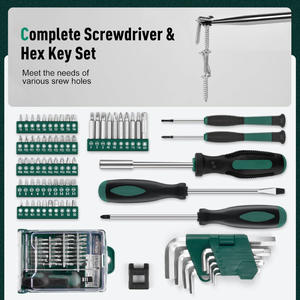 Juego de Herramientas para el Hogar Toolpro de 379 Piezas, Kit Multifuncional de Acero con Alto Contenido de Carbono para Reparaciones del Hogar y del Automóvil con Caja de Almacenamiento - Product Image 3
