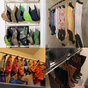 Chất Lượng Cao 3-Từ Clip Kim Loại Đa Chức Năng Khô Giá <span class=keywords><strong>PVC</strong></span> Tráng Quần Móc Kim Loại Giặt Clip Giặt Móc - Product Image 2