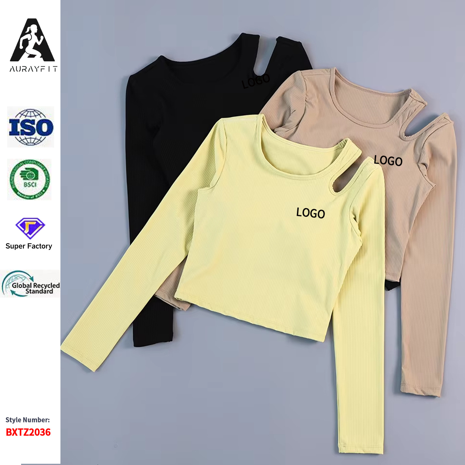 Women Quick Dry Moisture Wicking Fitness Tops Long Sleeve Tee Shirts Workout T Shirts