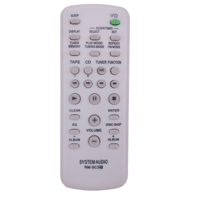 For Sony CD HIFI System Audio Replacement Remote RM-SC3 with Fixed Code