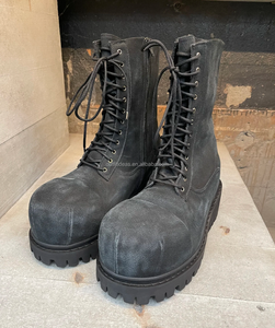 עגולות נוספות קרב הבוהן גברים נעליים אופנתיות יוניסקס נשים גברים להתלבש נעליים נעליים נשים גברים גברים להתלבש נעלי מכה שחורה - Product Image 4