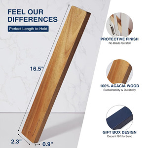 Di alta qualità Multi-funzione coltello striscia magnetica senza 16.5 di perforazione "16" coltello magnete parte porta coltello <span class=keywords><strong>magnetico</strong></span> per parete - Product Image 5