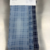 Tissu en denim jacquard à carreaux avec motif tissé pour jeans et vestes