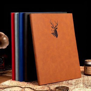 Factory Made <b>A4</b> A5 A6 Custom Hardcover Leather Notebook Business <b>Diary</b> 100 Sheets Super Thick Gift Custom Logo Printing Thermal - Product Image 4