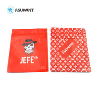 Refermable Ziplock Feuille Laminée Sortie Comestibles 3.5 Pochette D'emballage Anti-Odeur Bonbons Gummies 3.5g Mylar Sacs Personnalisé Imprimé