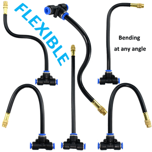 Système d'irrigation DIY 5-10m avec pompe Buses de brumisation réglables à 360 degrés pour l'arrosage des plantes de jardin - Product Image 3