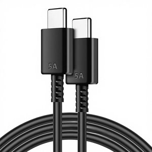 Cable de <span class=keywords><strong>Carga</strong></span> Súper Rápida de 45W con Doble Tipo-C y Revestimiento de TPE, <span class=keywords><strong>Carga</strong></span> Rápida PD de 5A, 2m para <span class=keywords><strong>S22</strong></span> S23 S24 Plus Note 20 <span class=keywords><strong>Ultra</strong></span> A53 A54 A55 - Product Image 1