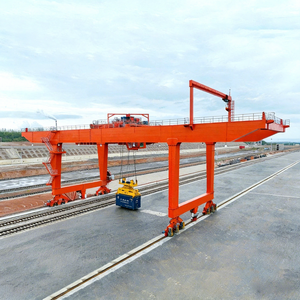 <strong>Quay</strong> Container Lifting Rail Mounted 40 Feet Capacity 20t 25t 30t 40t <strong>50t</strong> 60t 70ton Container Gantry <strong>Crane</strong> <strong>Price</strong> - Product Image 2