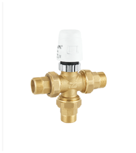 Válvula mezcladora eléctrica de calefacción por <span class=keywords><strong>suelo</strong></span> <span class=keywords><strong>radiante</strong></span> Válvula termostática motorizada de latón de <span class=keywords><strong>3</strong></span> vías - Product Image 1