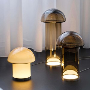 <b>Bar</b> Table Lamp Mushroom Shape Led <b>Light</b> Source E27 Bulb Base Switch Control Eye Caring Ambient Lighting For Bedroom Dining Table - Product Image 1