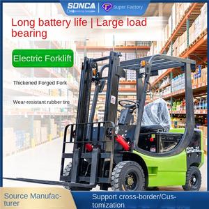 Chariot élévateur à fourche hydraulique complet à énergie nouvelle SONCA à quatre roues, 2 tonnes, 1 tonne, 3 tonnes, avec garantie de plus de 5 ans pour la logistique - Product Image 2