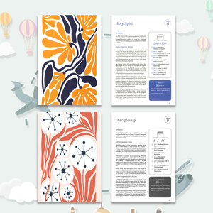 Journal biblique personnalisé pour un an, couverture imprimée florale, reliure spirale, dévotion quotidienne, cadeau pour les passionnés de religion, faible MOQ - Product Image 6
