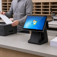 Caisse enregistreuse avec écran tactile capacitif de 15,6 pouces, imprimante de reçus, station de caisse pour supermarché