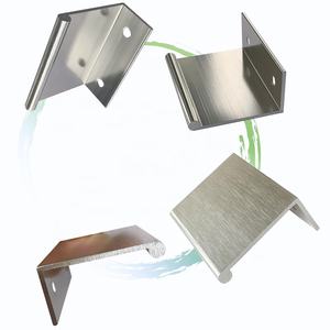 เงินและแปรงสแตนเลสอลูมิเนียมประตูตู้ดึงขอบจับ50มม. 2นิ้ว - Product Image 4