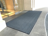 Tapis d'intérieur antidérapants commerciaux de modèle de pneu d'hôtel d'étoile de tapis en caoutchouc de polypropylène