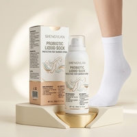 Spray Invisible Format Voyage pour Chaussettes, Complexe Fermenté pour la Barrière Cutanée, Brume Anti-Odeur Encapsulée à l'Arbre à Thé pour les Pieds