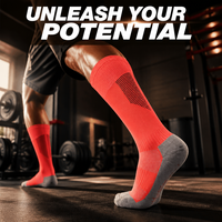 Chaussettes de compression sportives personnalisées, élastiques et confortables, pour hommes et femmes, athlétiques, pour la course à pied, le cyclisme, mi-mollet, printemps