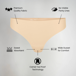 Biancheria intima da donna a prova di cammello a prova di mutandine perizoma a vita bassa T-back da donna - Product Image 6