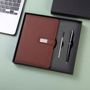 Sets de Regalo Corporativos al por Mayor: Libretas de Cuero con Termo LED, Logotipo Personalizado, Caja de Regalo de Lujo con Bolígrafo - Product Image 5
