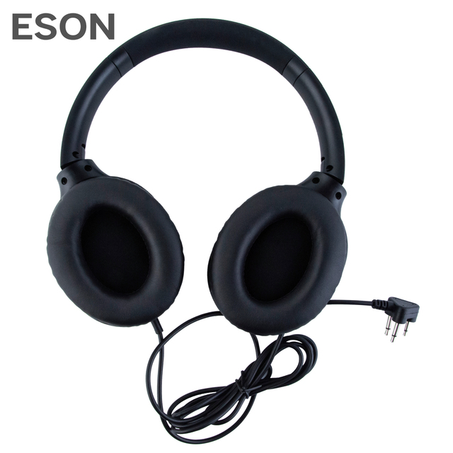 ESON Aviation Headset Noise Cancelling Pilot Aviation Headset for Walkie Talkie Airline Disposable Noise Cancelling Headphone