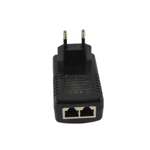 POE-Netzteil12V 15V 18V 24V 48V PoE-Injektor adapter EU-Wand stecker mit LED