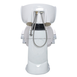 เก้าอี้สระผมปรับได้สำหรับร้านเสริมสวยร้านตัดผมเก้าอี้อ่างแชมพูสีขาวอ่างล้างจานแชมพูเตียงสระผมสำหรับร้านเสริมสวย - Product Image 4