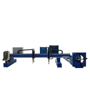 Remax Gantry Cnc Plasma and Flame Cutters 4 Axis Sheet and Pipe Cutting Machine