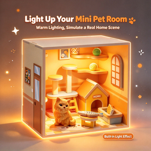 LK Toys <span class=keywords><strong>Mondo</strong></span> in Miniatura Fai da Te, <span class=keywords><strong>Puzzle</strong></span> 3D, Decorazione Illuminata per Stanze, Cucina, Panetteria, Bagno, Ristorante, Camera da Letto, Negozio Fai da Te - Product Image 1