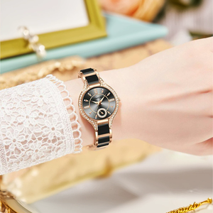 <span class=keywords><strong>LA</strong></span> 256 or Rose nouveauté strass élégant dames montres-bracelets diamant luxe femmes montres pour femme horloge 2025 - Product Image 3