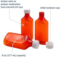 Bouteille en plastique ambrée Wockhardt de haute qualité de 4 oz pour sirop contre la toux liquide oral