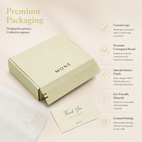 Boîtes d'expédition en carton ondulé avec film mat doux au toucher, fermeture autocollante personnalisée, couleur crème jaune, bande de déchirure à glissière